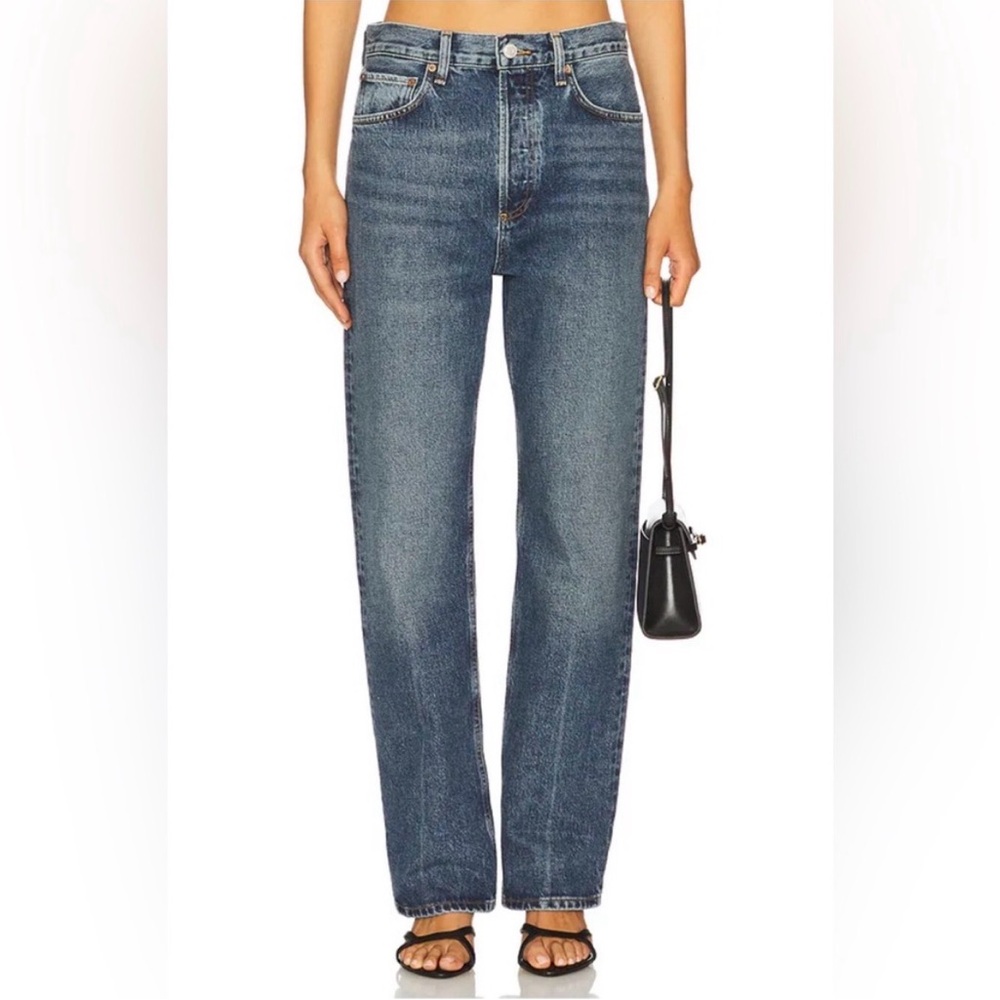 NWT AGOLDE Fran Straight‎ Leg Jeans in Dwell Size 28